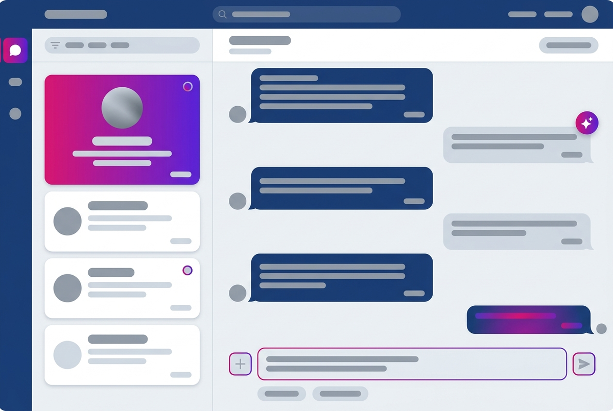 Live chat console