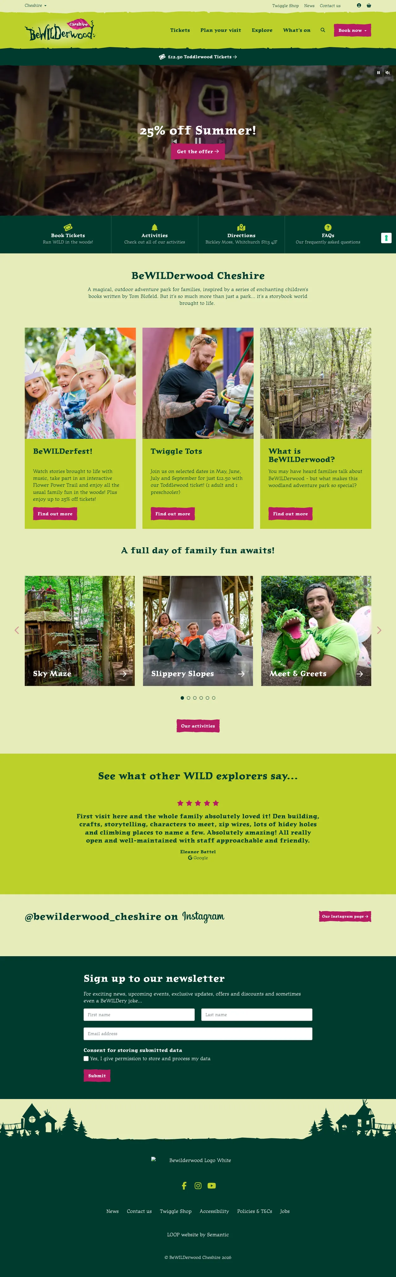 BeWILDerwood Cheshire desktop