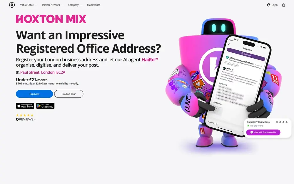 Hoxton Mix website