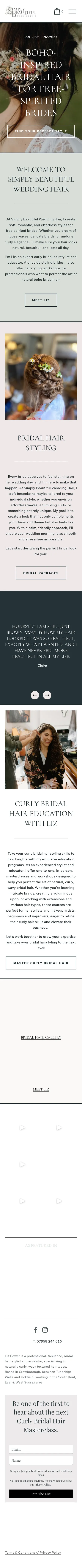 Simply Beautiful Wedding Hair mobile