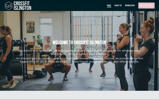 CrossFit Islington website