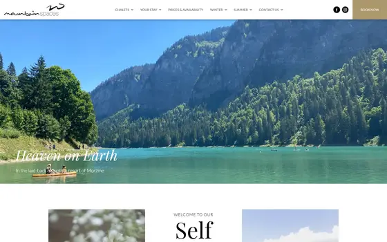 Mountain Spaces website