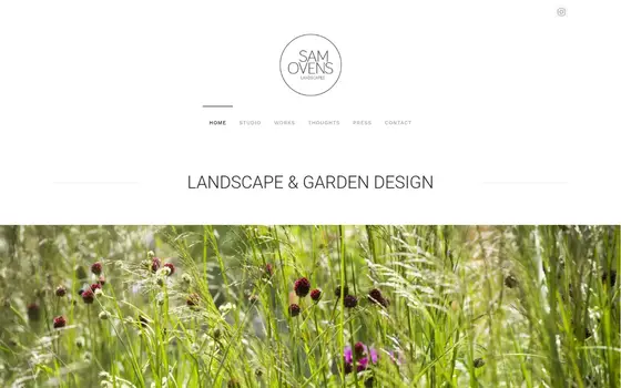 Sam Ovens Landscapes website