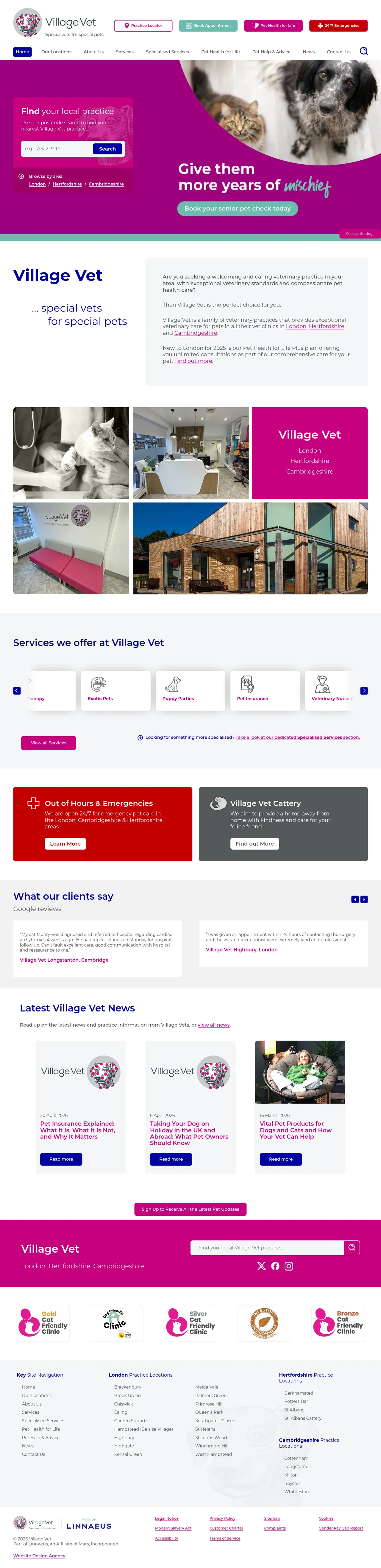 Village Vet desktop