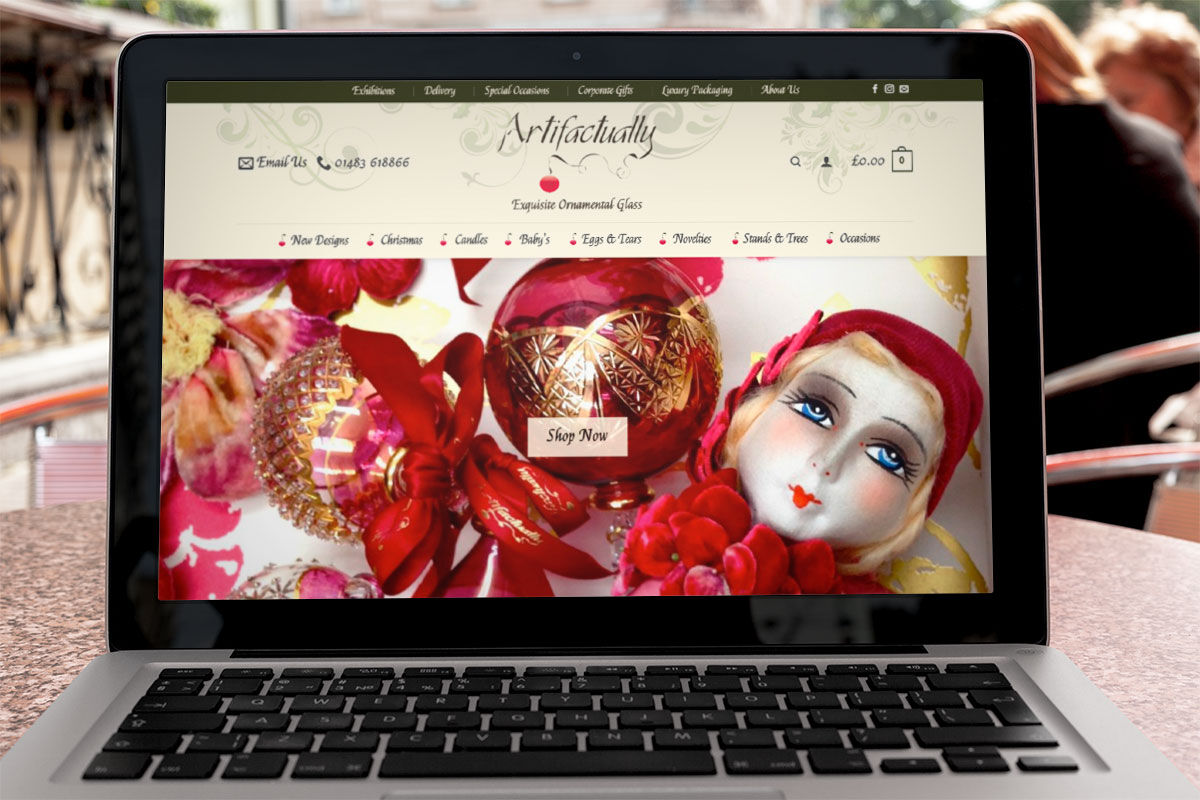 Artifactually website screenshot