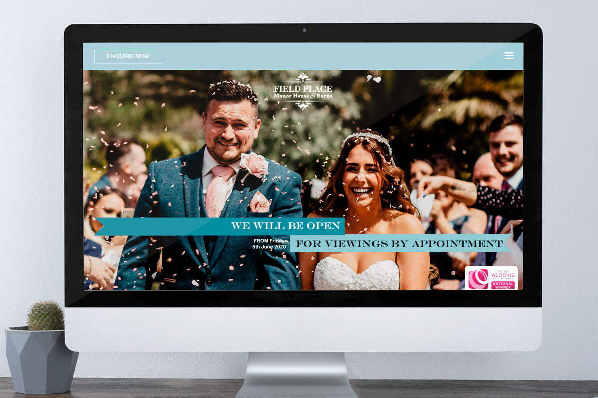 Field Place Manor House website screenshot