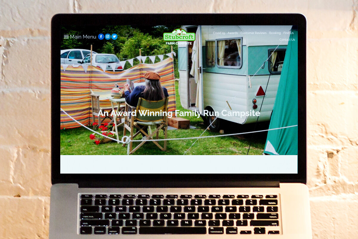Stubcroft Farm website screenshot