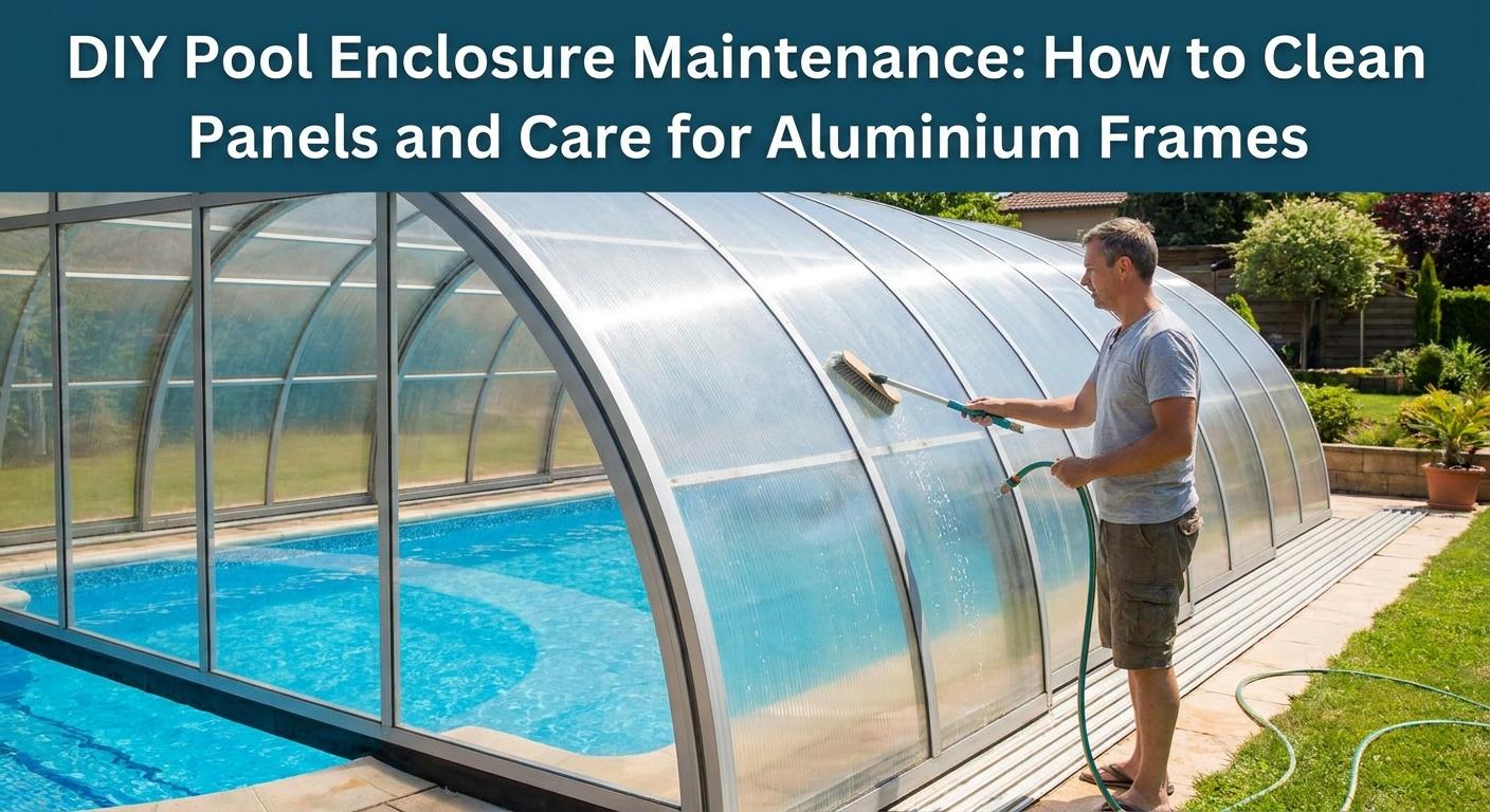 DIY Pool Enclosure Maintenance: How to Clean Panels and Care for Aluminium Frames