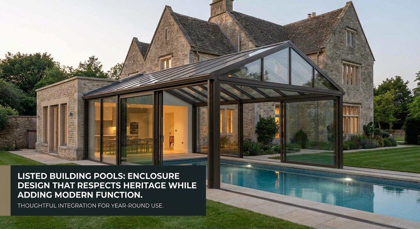 Listed Building Pools: Enclosure Design That Respects Heritage While Adding Modern Function