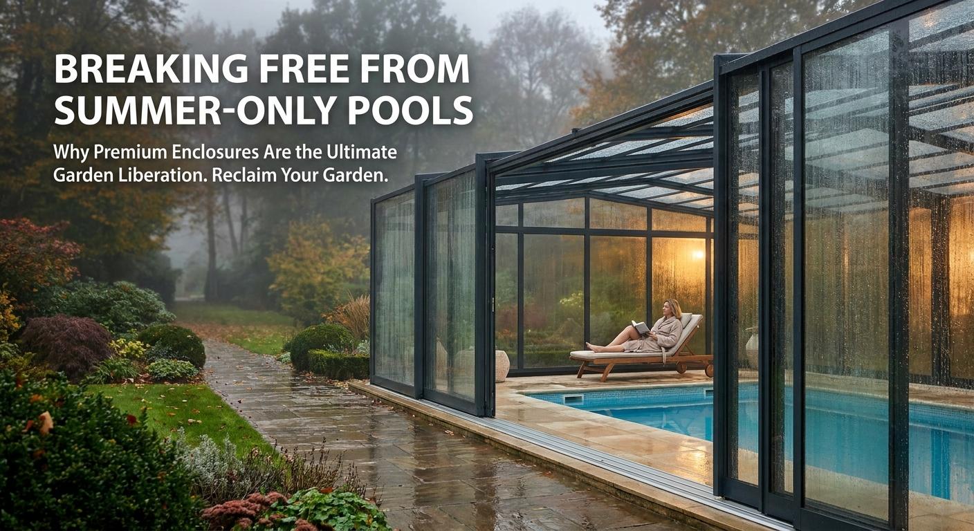 Breaking Free from Summer-Only Pools: Why Premium Enclosures Are the Ultimate Garden Liberation