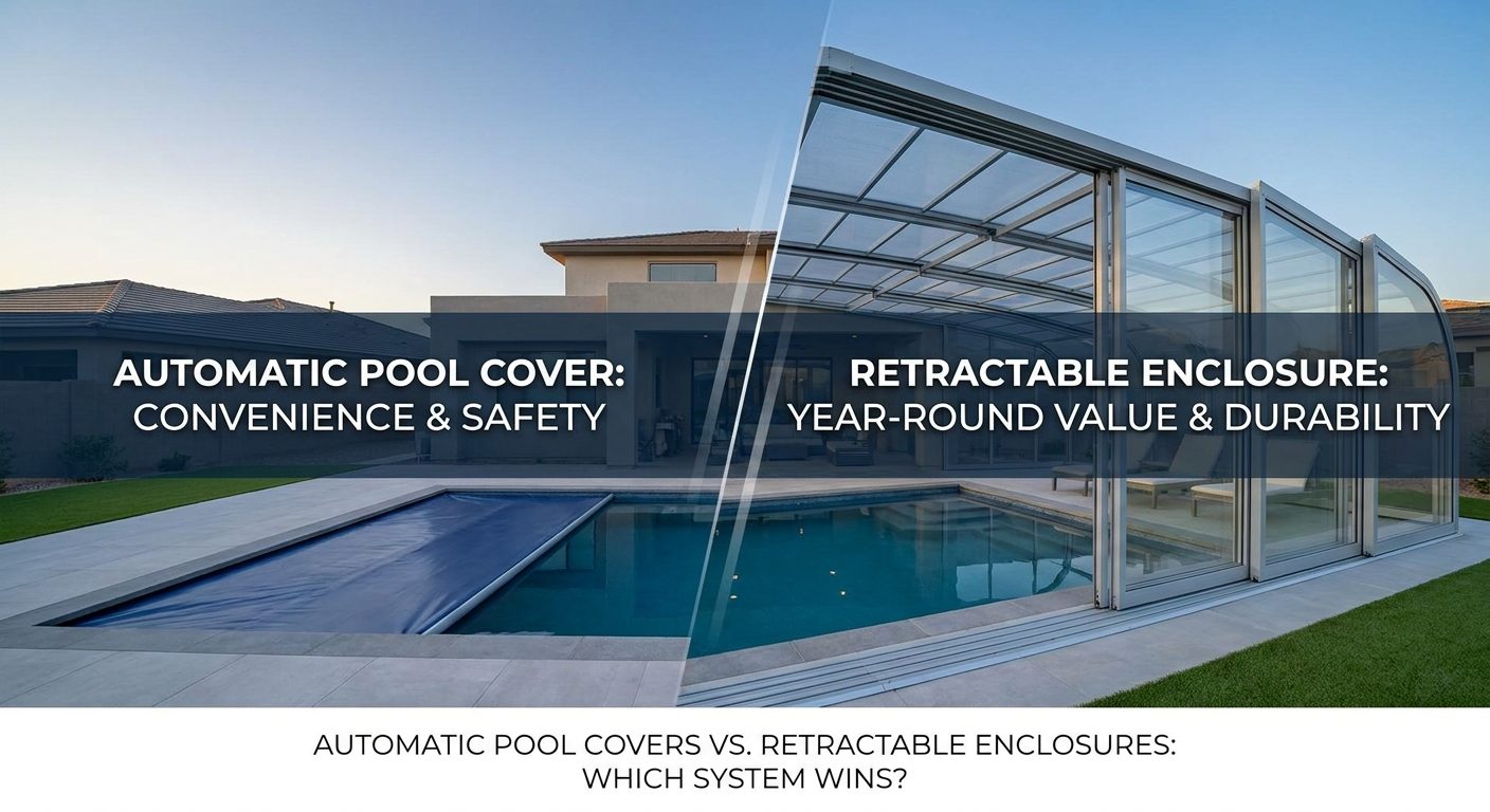 Automatic Pool Covers vs. Retractable Enclosures: Which System Wins?