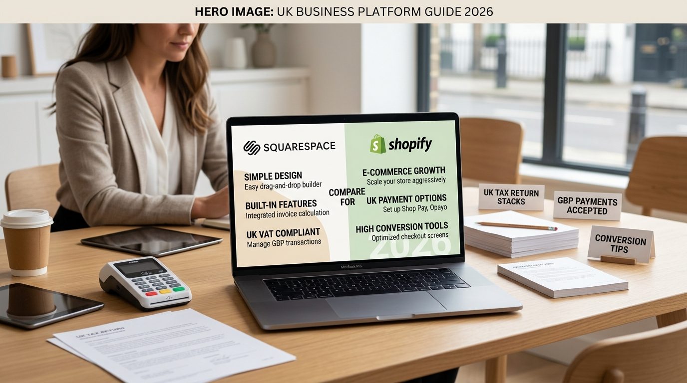 Squarespace or Shopify for Your UK Business? A Practical Breakdown for 2026